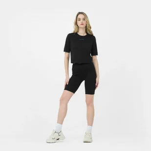 Damska koszulka treningowa CALVIN KLEIN WOMEN 00GWS3K108 - czarna - Koszulki i topy damskie - miniaturka - grafika 1