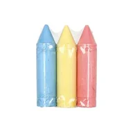 Kreda - Kreda 10 cm 3 szt niebieska, żółta, czerwona - miniaturka - grafika 1