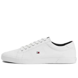 Buty Tommy Hilfiger Iconic Long Lace FM0FM01536-0K4 - białe - Buty sportowe męskie - miniaturka - grafika 1