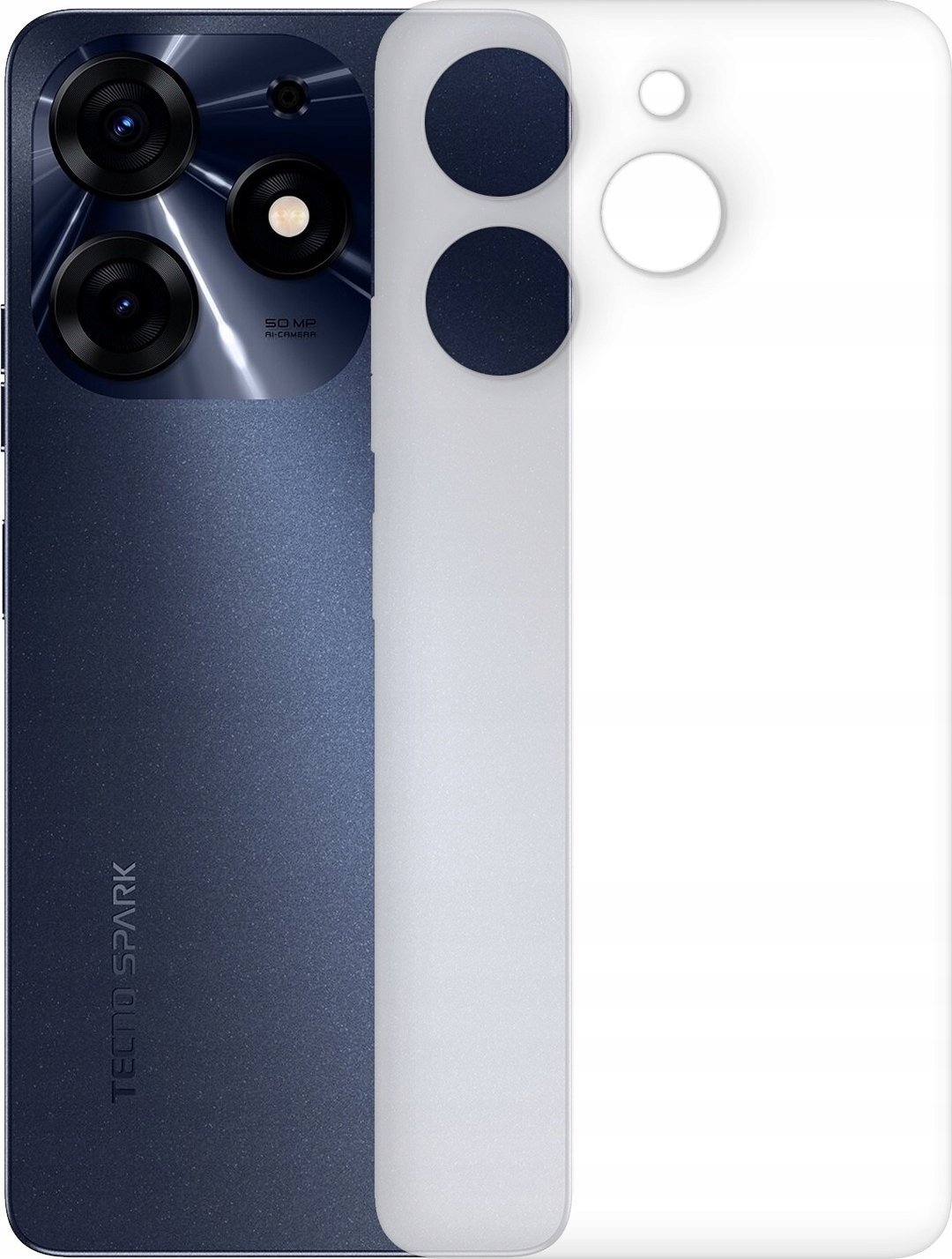 Hello Case Etui do TECNO SPARK 10 PRO gumowe obudowa Case Silikon Slim Pokrowiec Cover CASE0745