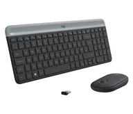 Zestawy myszka + klawiatura - Logitech MK470 klawiatura Dołączona myszka Uniwersalne RF Wireless QWERTZ Swiss Grafitowy - miniaturka - grafika 1