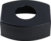 Węże prysznicowe - SOTBE Wąż prysznicowy Rozeta do baterii ściennej łezka Kolor czarny mat - miniaturka - grafika 1