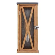 Lampy ogrodowe - Elstead Lighting Kinkiet LUMIERE FE/LUMIERE/S1OAK IP44 - miniaturka - grafika 1