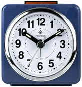 Zegary - Budzik Perfect BB06602 niebieski mały 6,5 cm . - miniaturka - grafika 1