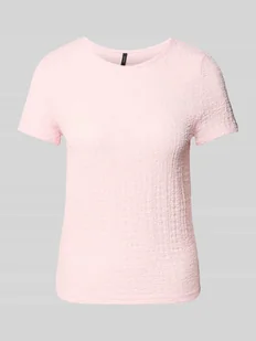 T-shirt o kroju regular fit z efektem marszczenia model ‘ELENE’ - Koszulki i topy damskie - miniaturka - grafika 1