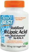 Serce i układ krążenia - ﻿Doctor's Best - Kwas R-Liponowy + BioEnhanced Na-RALA, 100mg, 60 vkaps - miniaturka - grafika 1