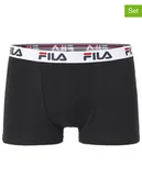 Majtki męskie - Fila Bokserki (2 pary) w kolorze czarnym - miniaturka - grafika 1
