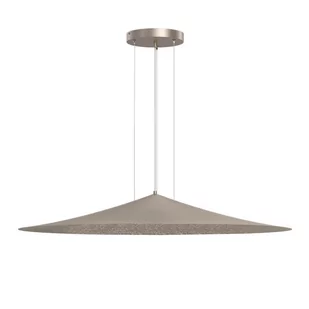 Stożkowa lampa zwisająca Brito 5069 Shilo regulowana nad wyspę platyna - Lampy sufitowe - miniaturka - grafika 1