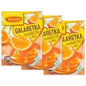 Galaretki - Winiary Galaretka pomarańczowy smak 71 g x 3 sztuk - miniaturka - grafika 1