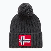 Czapki damskie - Czapka zimowa męska Napapijri Semiury 5 dark grey melange - miniaturka - grafika 1