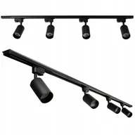 Lampy sufitowe - Szynoprzewód Led 4 reflektory GU10 Szyna Track 2m Oświetlenie Szynowe - miniaturka - grafika 1