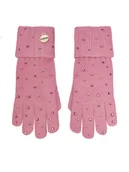 Rękawiczki - Guess Rękawiczki Damskie AW5215 POL02 Różowy - miniaturka - grafika 1