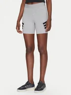 Spodenki damskie - adidas Kolarki Future Icons 3-Stripes JE0165 Szary Slim Fit - miniaturka - grafika 1