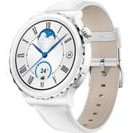 Smartwatch - Huawei Watch GT 3 Pro Classic 43mm Biało-srebrny - miniaturka - grafika 1
