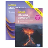 Podręczniki do technikum - Pakiet podręczników: Nowa MATeMAtyka, Nowe Oblicza geografii. Zakres rozszerzony. Liceum i technikum. Klasa 1. Edycja 2024 - miniaturka - grafika 1