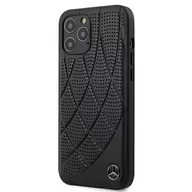 Etui i futerały do telefonów - Mercedes MEHCP12LDIQBK iPhone 12 Pro Max 6,7" czarny/black hardcase Bow Line - miniaturka - grafika 1