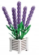 Klocki - Klocki konstrukcyjne kwiaty w doniczce LAWENDA 1204 el. 101-5 - miniaturka - grafika 1