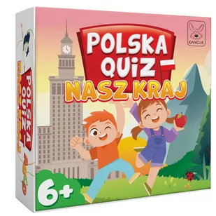 KangurGra Polska Quiz Nasz Kraj - Gry planszowe - miniaturka - grafika 1
