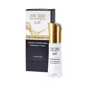 Kremy do twarzy - Dr.Sea Intensywnie nawilżający krem na dzień ze złotem i kwasem hialuronowym - miniaturka - grafika 1