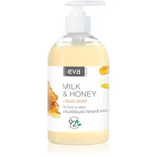 Pollena Eva Mydło w płynie do rąk Mleko i miód 500 ml - Mydła - miniaturka - grafika 1