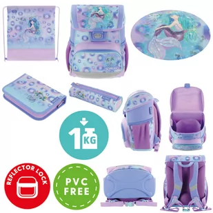 Zestaw tornister plecak szkolny Loop Plus Mystic Mermaid syrena HERLITZ - Plecaki szkolne i tornistry - miniaturka - grafika 1