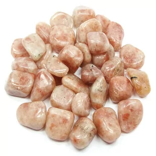 Kamień słoneczny, naturalny kamień bębnowany (M / 2~3 cm) - Półfabrykaty do biżuterii - miniaturka - grafika 1