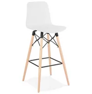 Taborety i hokery - Kokoon Design Hoker Detroit biały BS02480WH - miniaturka - grafika 1