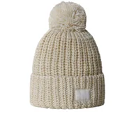 Czapki i chusty sportowe damskie - Czapka The North Face Cosy Chunky Cabin 0A887W86I1 - biała - miniaturka - grafika 1