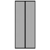Moskitiery - Moskitiera magnetyczna na drzwi CZARNA 210×100 cm - miniaturka - grafika 1