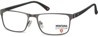 Okulary korekcyjne, oprawki, szkła - Montana Okulary oprawki prostokątne optyczne MM610C grafitowe - miniaturka - grafika 1
