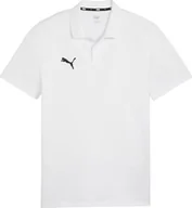 Koszulki męskie - Puma Koszulka męska Puma Team Goal Casuals Polo biała 658605 04 2XL - miniaturka - grafika 1