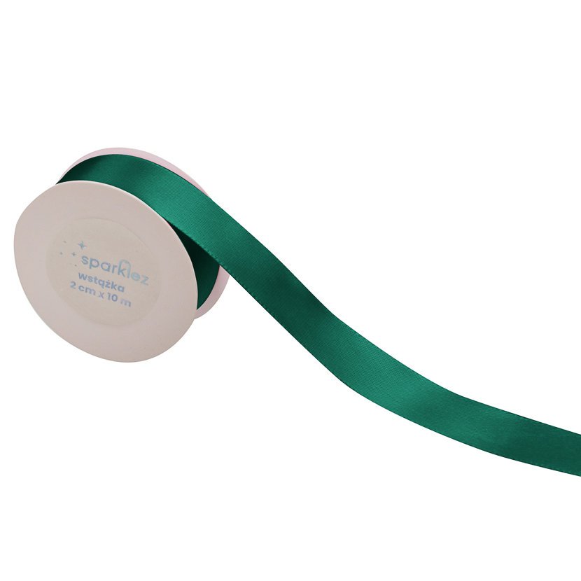 SPARKLEZ Wstążka zielona 2cm 10m