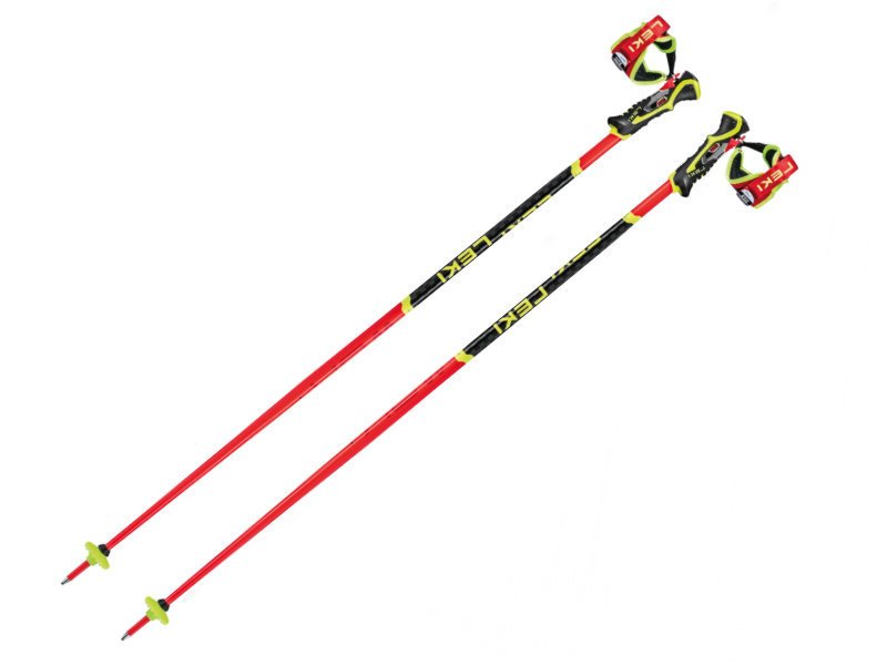 Kije narciarskie LEKI WCR SL 3D czerwone 65267481115  115 cm