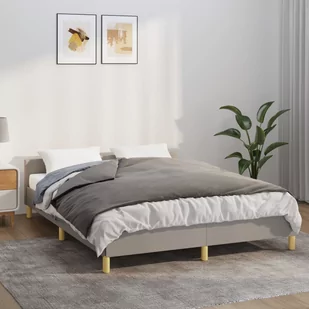 vidaXL Koc obciążeniowy z poszewką, szary, 135x200 cm, 6 kg, tkanina - Poszewki na poduszki - miniaturka - grafika 1