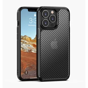 Etui ochronne na telefon Alogy Techsuit CarbonFuse obudowa do Apple iPhone 14 Pro Max Black - Etui i futerały do telefonów - miniaturka - grafika 10