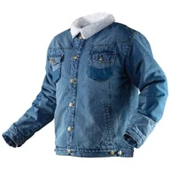 Moda i Uroda OUTLET - Kurtka Robocza Jeansowa Ocieplana Neo r L 81-557 - miniaturka - grafika 1