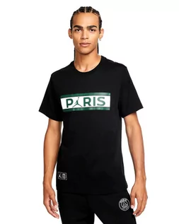 Koszulki męskie - Koszulka męska Jordan Paris Saint-Germain czarna - grafika 1