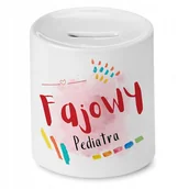 Skarbonki - Skarbonka Dla Pediatry na Urodziny na Prezent z Nadrukiem ze Zdjęciem - miniaturka - grafika 1