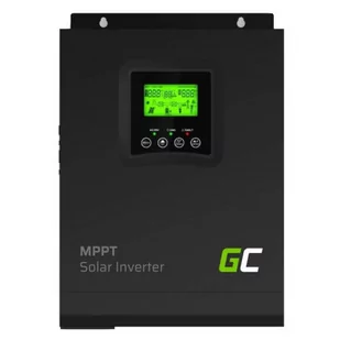 Green Cell INVSOL01 Inwerter solarny falownik Off Grid z ładowarką solarną MPPT 12VDC 230VAC 1000VA/1000W Kup na - Powerbanki - miniaturka - grafika 1