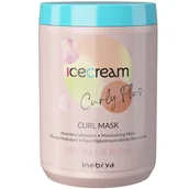 Maski do włosów - Inebrya Ice Cream Curly Plus, maska do włosów kręconych, 1000ml - miniaturka - grafika 1