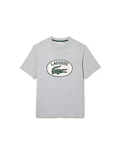 Koszulki męskie - Lacoste T-shirt męski, Srebrna Chiny, XXL - grafika 1