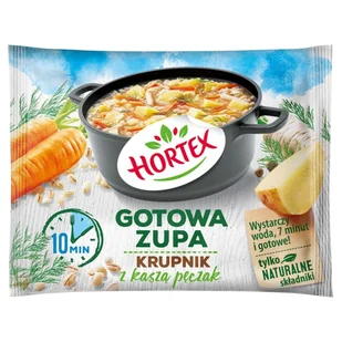HORTEX Gotowa zupa krupnik z kaszą pęczak - Dania mrożone - miniaturka - grafika 1