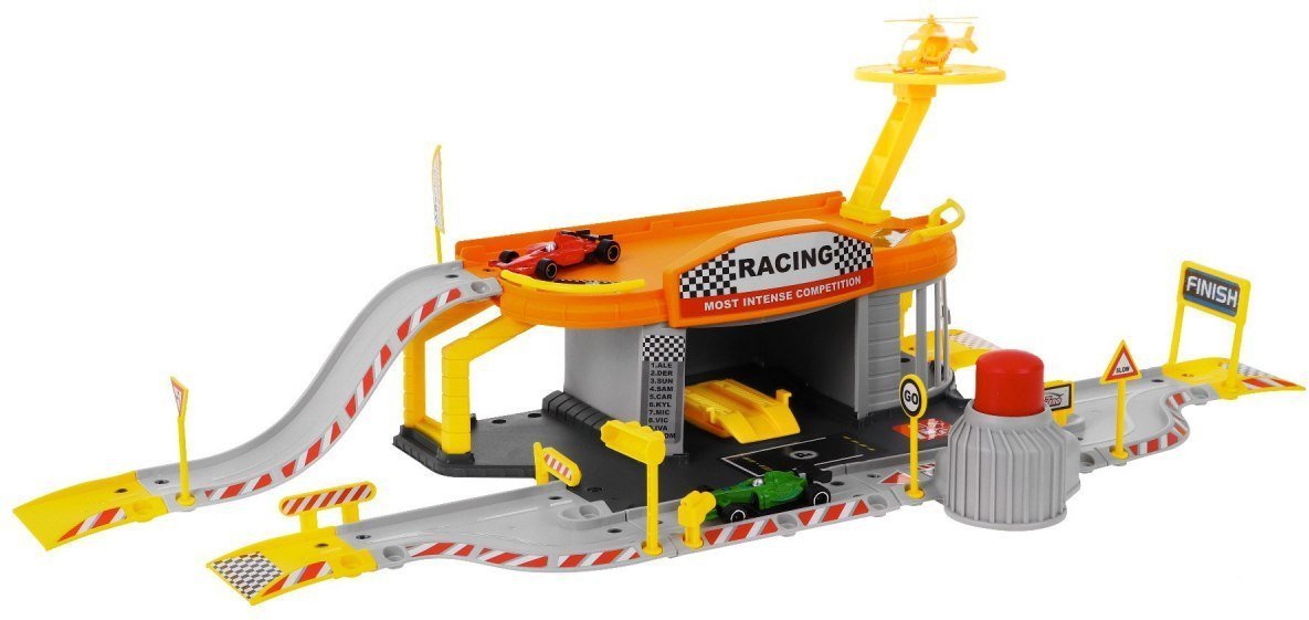 Roger RoGer Garage with Racing Car 3+