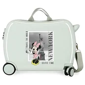 Walizki - Disney Mickey i Minnie Travel the World New York Walizka dziecięca Zielony 50x39x20 cms Sztywne ABS Boczne zamknięcie szyfrowe. 34L 1, Nowy Jork Zielony, Talla única, walizka dziecięca - miniaturka - grafika 1