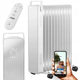 Grzejnik olejowy elektryczny olejak 2500W żeberson termostat 11 żeber WiFi - Ogrzewanie przenośne - miniaturka - grafika 1