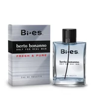 Wody i perfumy męskie - Bi-es BERTO BONANNO FRESH & PURE FOR MEN Woda toaletowa 100ml - miniaturka - grafika 1