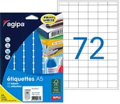 Etykiety do drukarek - Etui A5 720 niebieskie etykiety 16x22 Agipa - miniaturka - grafika 1
