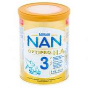 Nestle NAN OPTIPRO H.A. 3 MLEKO MODYFIKOWANE DLA DZIECI POWYŻEJ 1. ROKU 400G