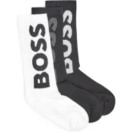 Skarpetki męskie - BOSS BLACK Skarpety 3-pack 3P QS Rib Logo CC - miniaturka - grafika 1