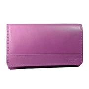 Portfele - Portmonetka damska skóra duża RFID - skórzany portfel i ochrona przed wygięciami - portmonetka - 16 x 9 x 3,5 cm, różowy - Rosa - l - miniaturka - grafika 1